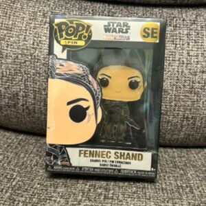 FACTORY SEALED Star Wars Funko Pop Pin The Mandalorian Fennec Shand